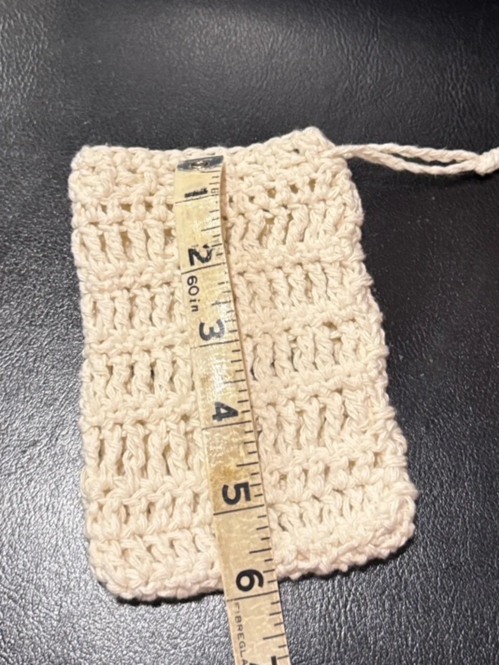 100% cotton Handmade soap bag.